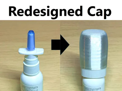 Redesigned Cap: No More Accidental Sprays