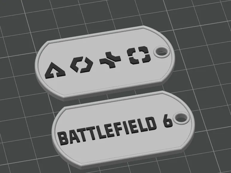 Battlefield 6 Dog Tags Piastrina