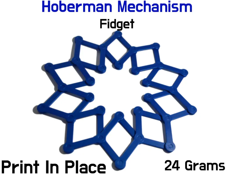 Print In Place 10 Point Hoberman Mechanism Fidget