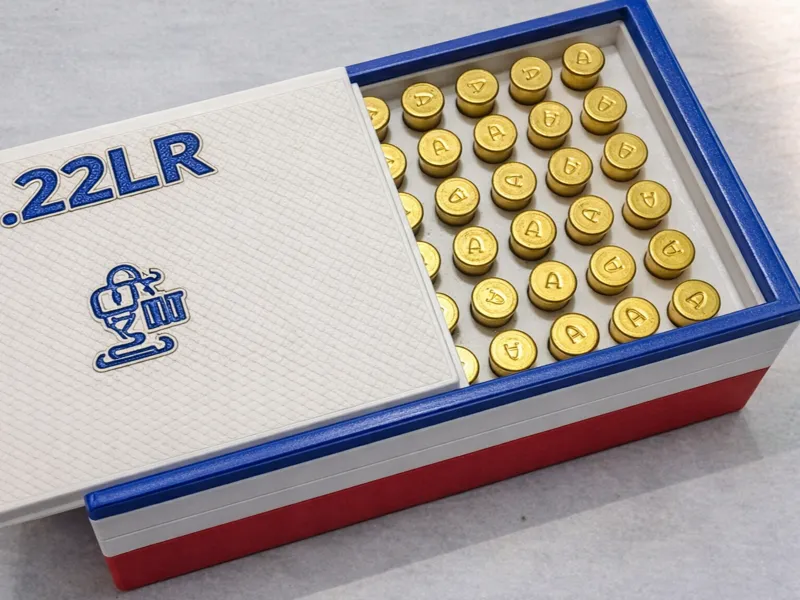 Magnetic Slide Top Ammo Case for 22LR
