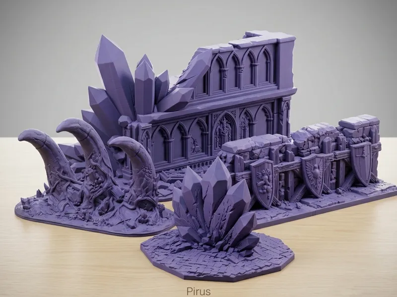 Gothic Ruins & Abyssal Crystals Cover Set