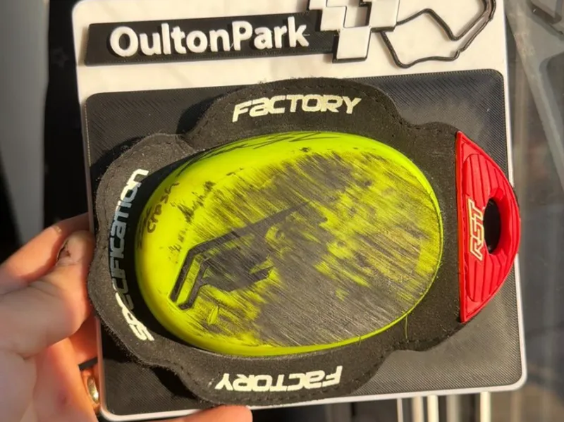 Oulton Park Motorbike Knee Slider Stand 