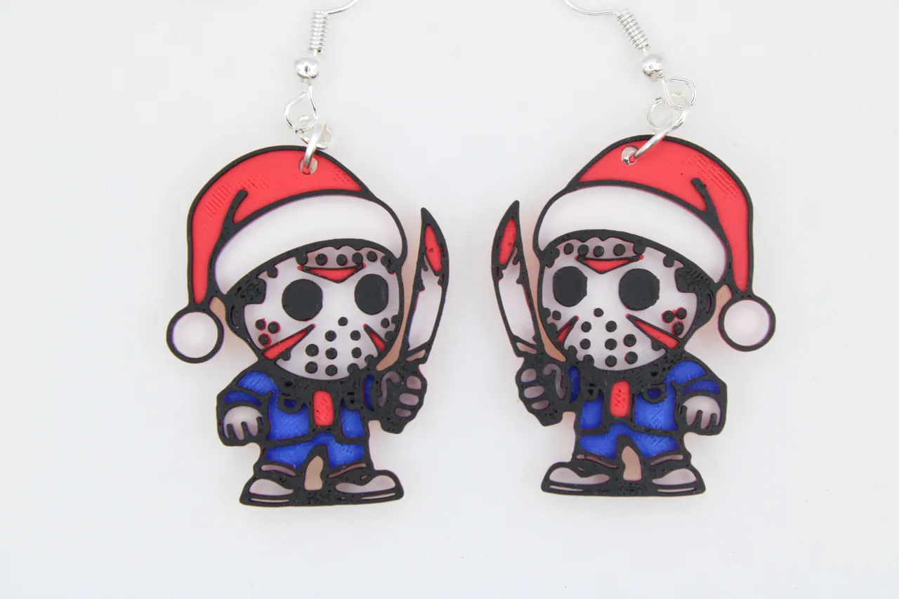 Christmas - Horror Earrings view 3