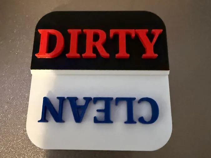 Basic Clean Dirty Sign