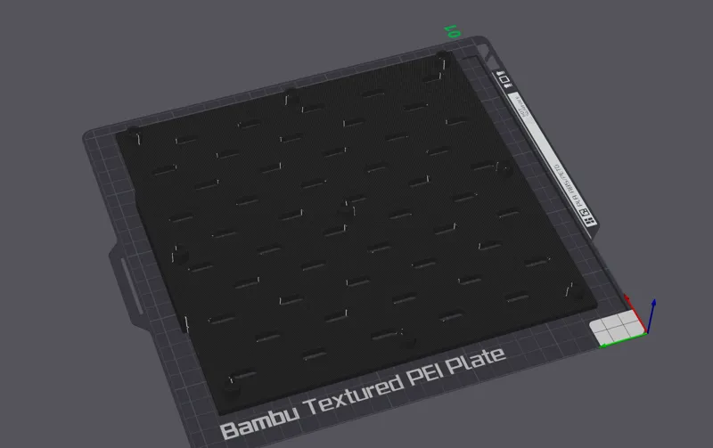 Skdis like lateral panel for P1(S/P) and X1C with 6x3mm magnet (9x)