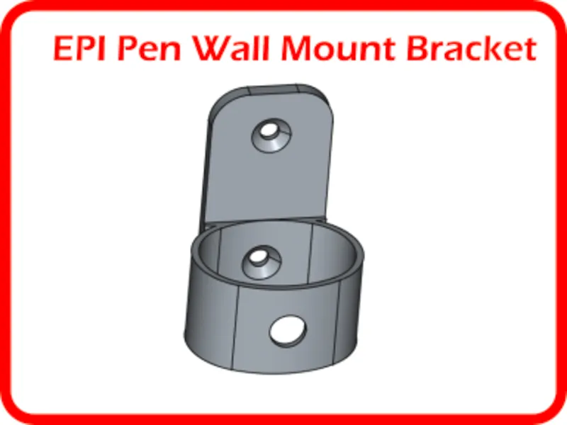 Epi Pen Wall Mount Bracket