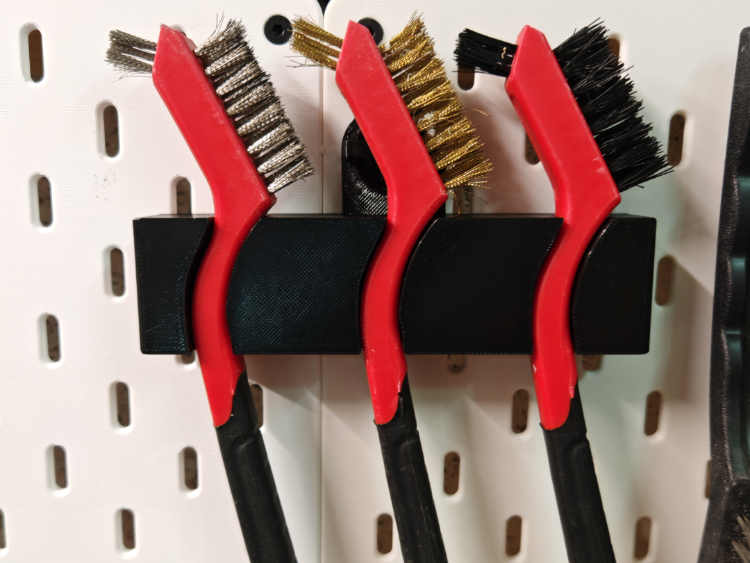 Wire Brush Holder x3 – IKEA Skadis