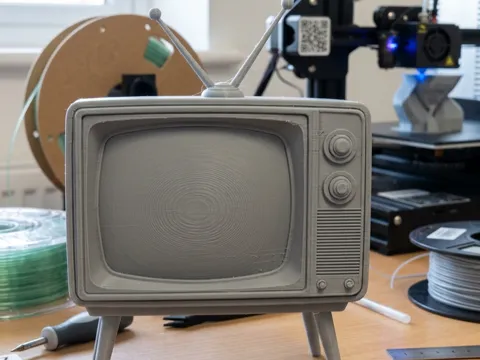 Modelo para impresión 3D: retro television — referencia de MakerWorld