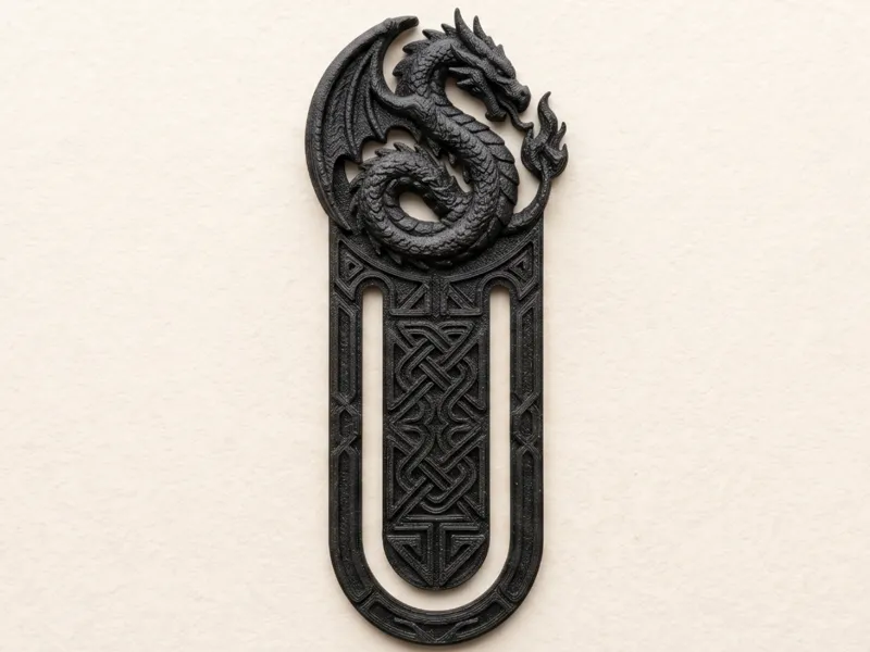 bookmark - zakładka do książki - smok/dragon