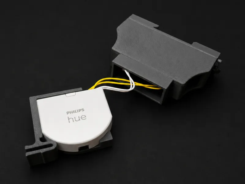 DIN Schienen Adapter für Hue Wandschaltermodul