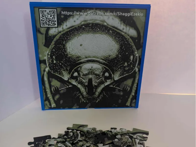 49 Piece Close Up Beetle Jigsaw Puzzle 