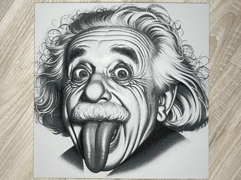 Albert Einstein HueForge