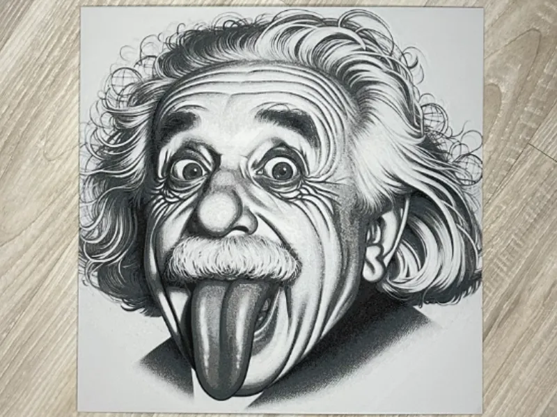Albert Einstein HueForge