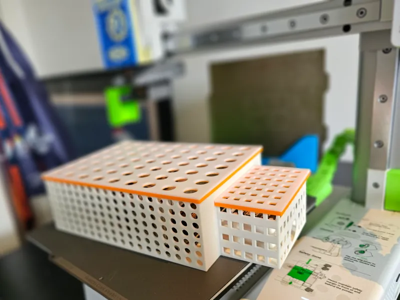 Power supply case with ESP32 mount