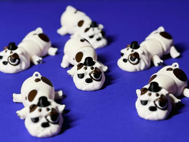 Articulated English Bulldog - Flexi Toy