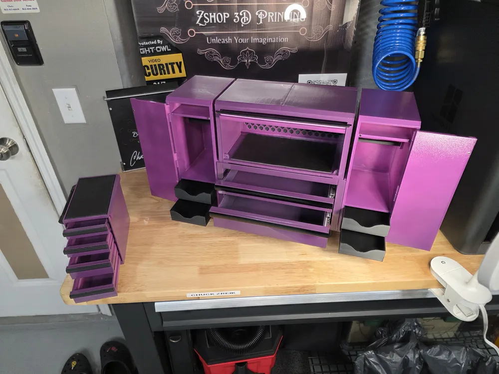 Snap-on mini tool box with hutch and locker - Free 3D Print Model ...