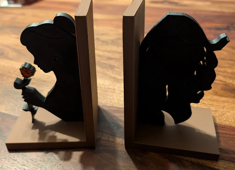 Beauty and the Beast Outline Bookstand