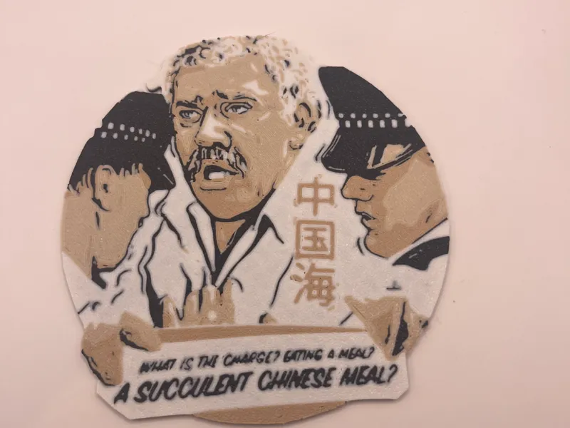 A succulent Chinese meal coaster