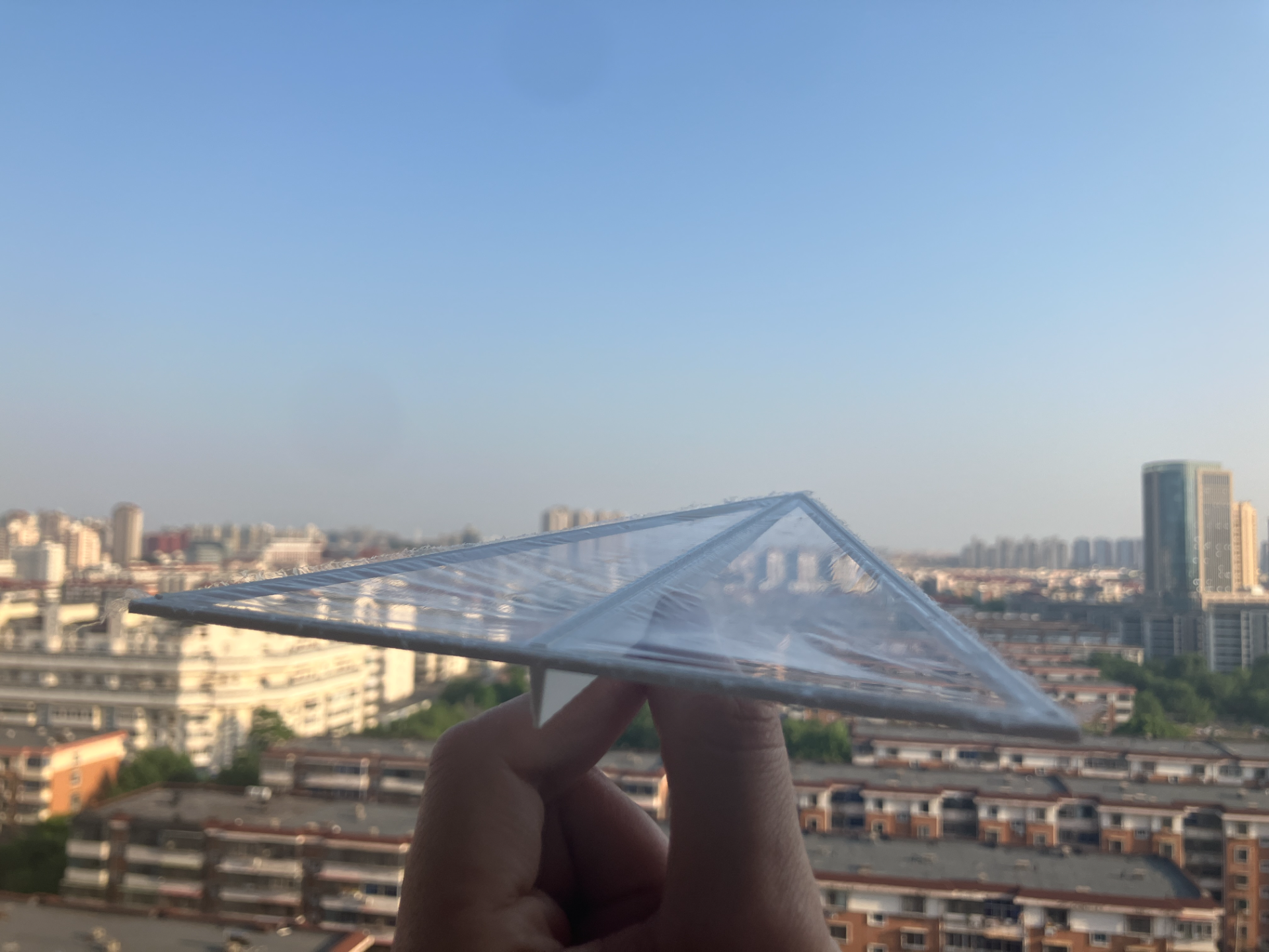 保鲜膜玩具飞机