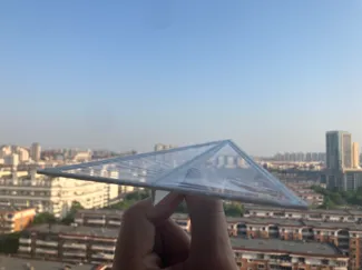 保鲜膜玩具飞机