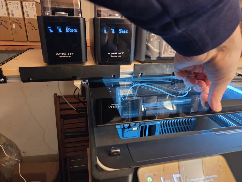H2 AMS Riser Platform (Aluminum Frame System) - Free 3D Print Model ...