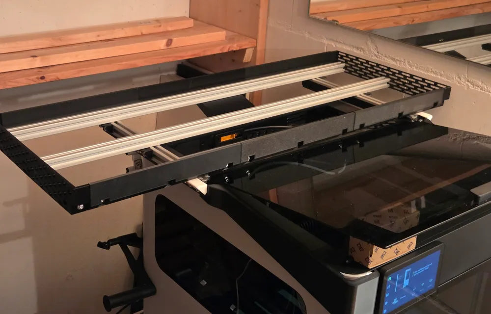 H2 AMS Riser Platform (Aluminum Frame System) - Free 3D Print Model ...