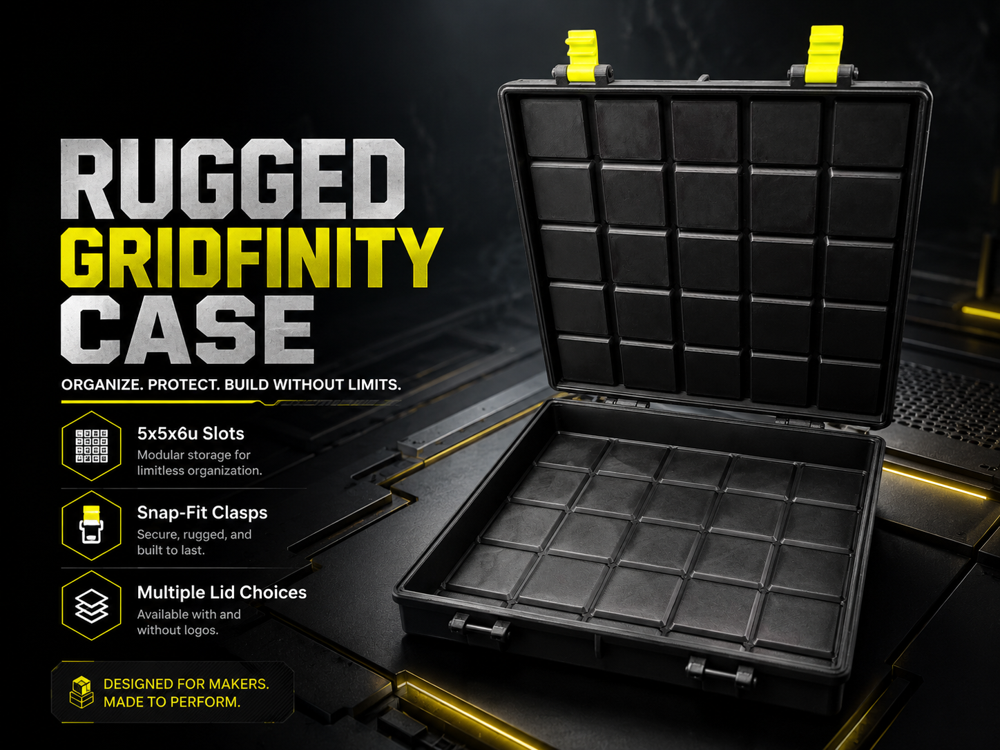 CFD - Rugged Gridfinity Case