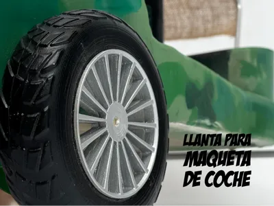 Car rim for model