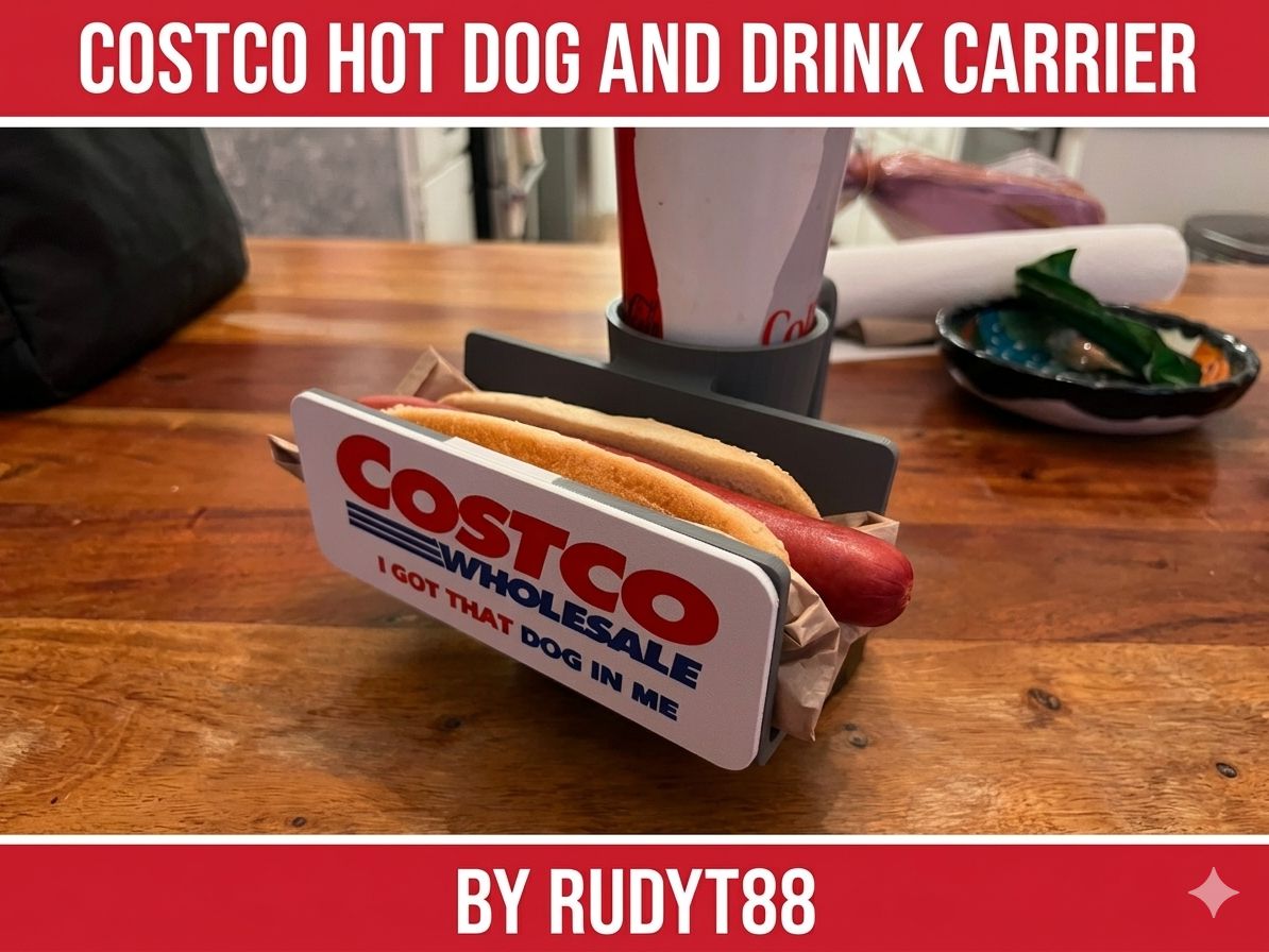 Costco Hot Dog and Drink Carrier