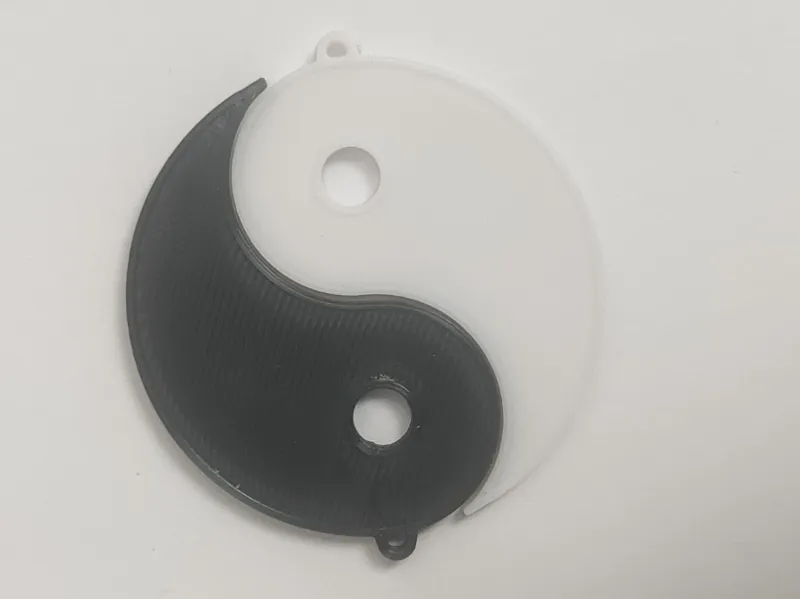 太极情侣钥匙扣，以阴阳之道，锁情人节浪漫深情
