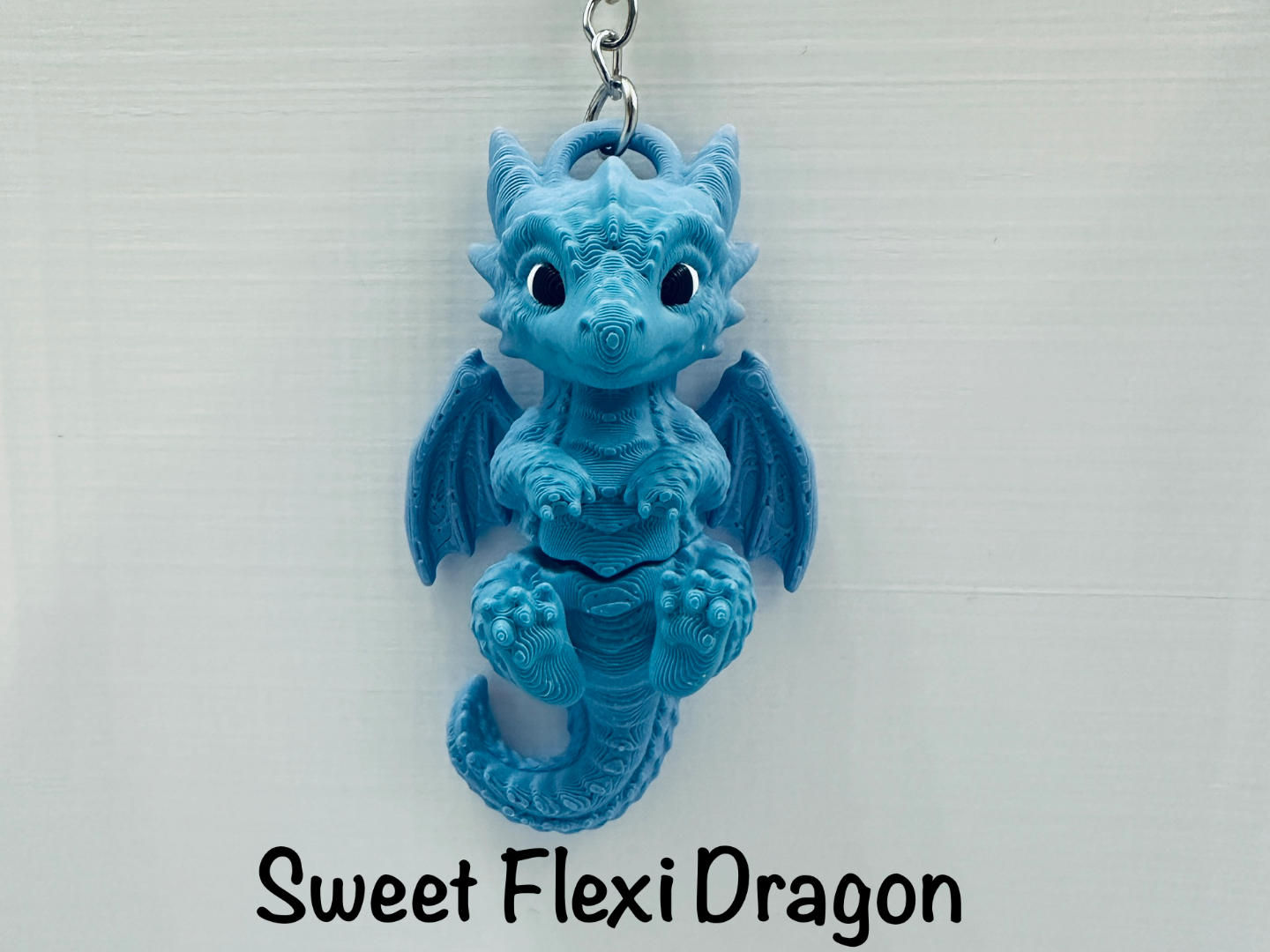 Sweet Flexi Dragon Keychain