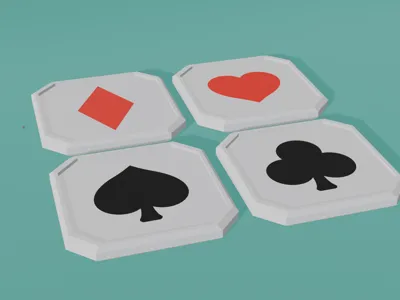 Casino Style Coasters