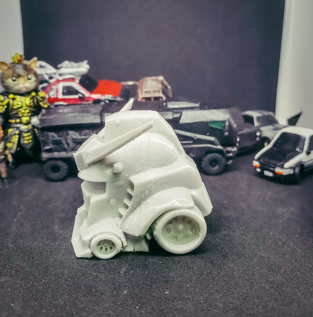 Chibi RX-78-2 Gundam x (LBWK) Custom Car - Free 3D Print Model - MakerWorld
