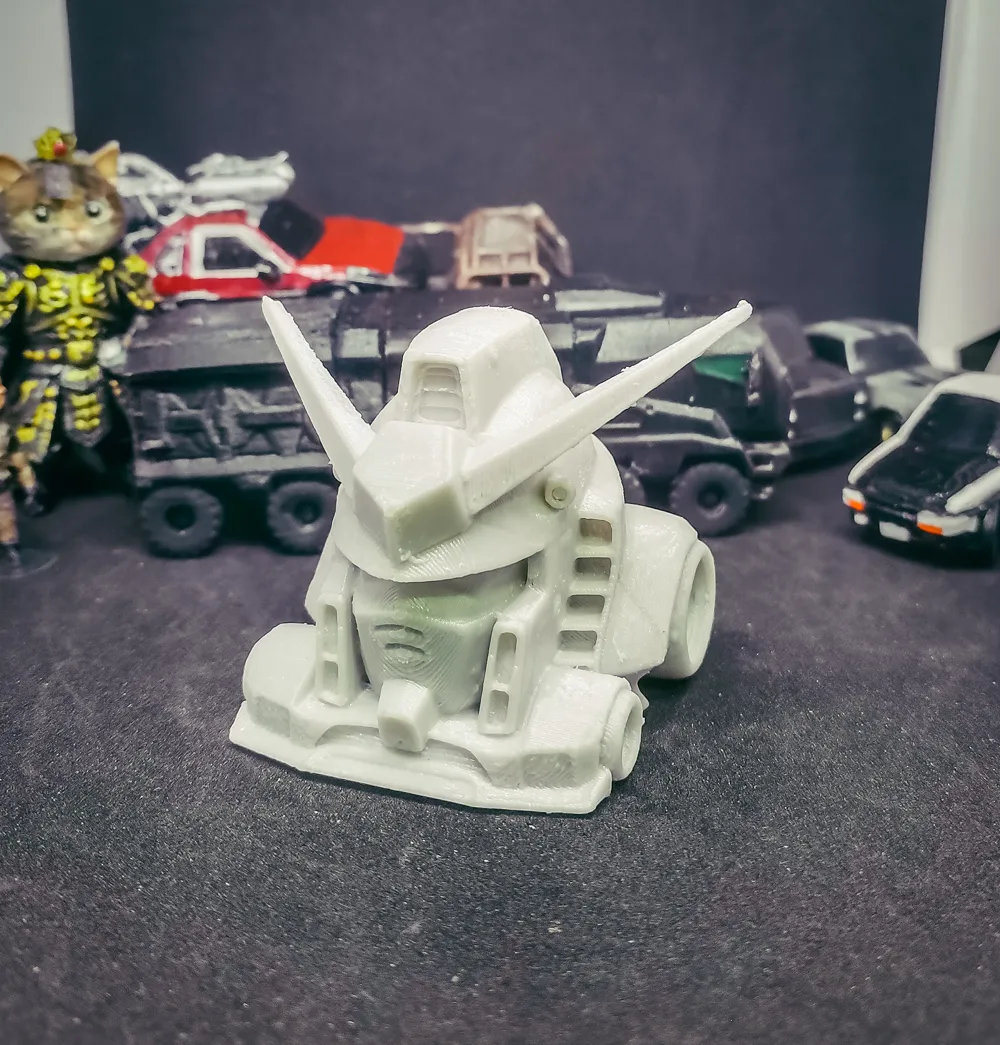 Chibi RX-78-2 Gundam x (LBWK) Custom Car - Free 3D Print Model - MakerWorld
