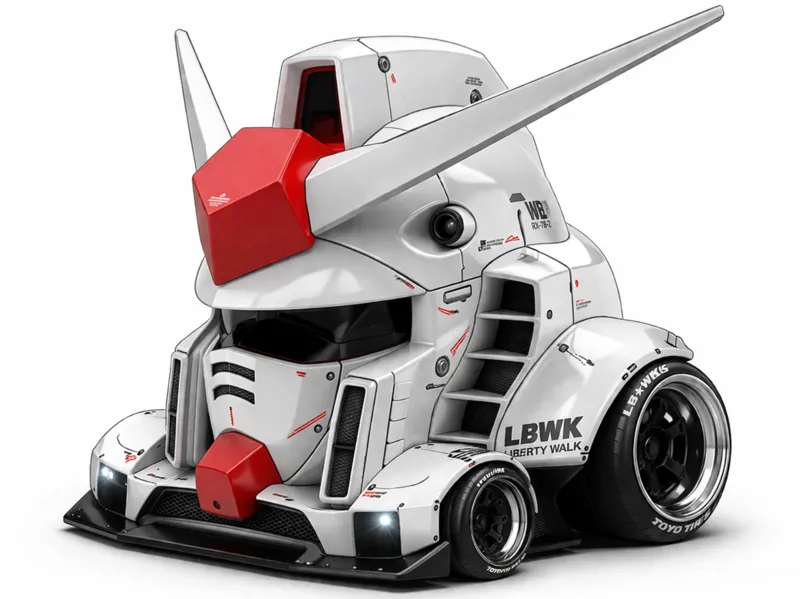 Chibi RX-78-2 Gundam x (LBWK) Custom Car