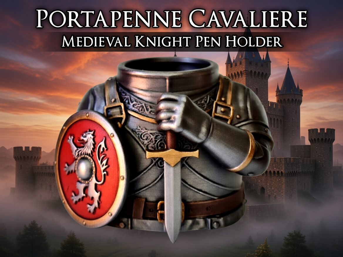 Portapenne Cavaliere Medievale