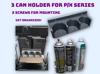 3 Can Holder Wall Mount for P/X Series