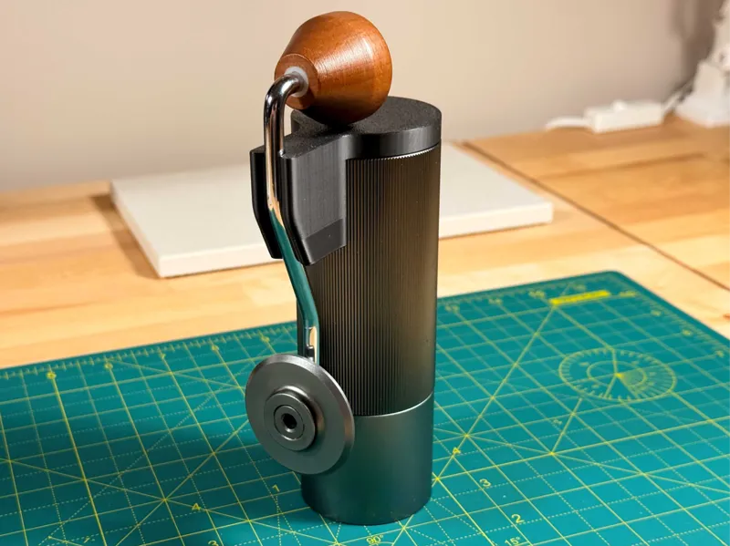 Coffee Grinder Side-Handle Clip for Travel Storage