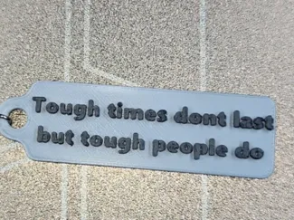 Keychain inspirational quote