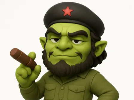Che Grotvera with Cigar