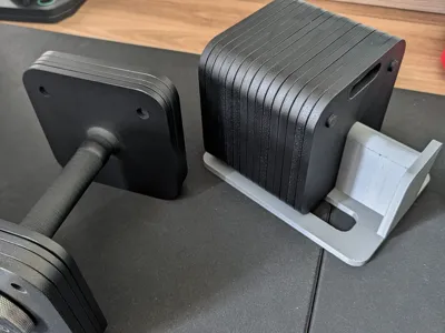 Adjustable Dumbbells Weight Plate Holder Gym