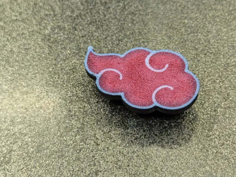 Akatsuki cloud croc jibbitz