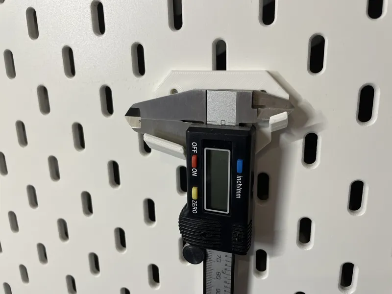 Caliper Holder for IKEA Skadis (T-Nut-System)