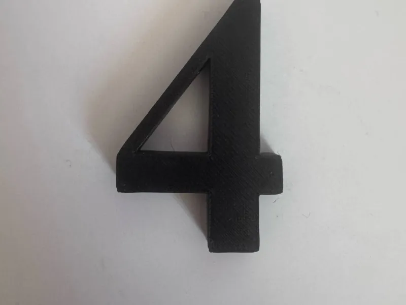 Number 4 for wall