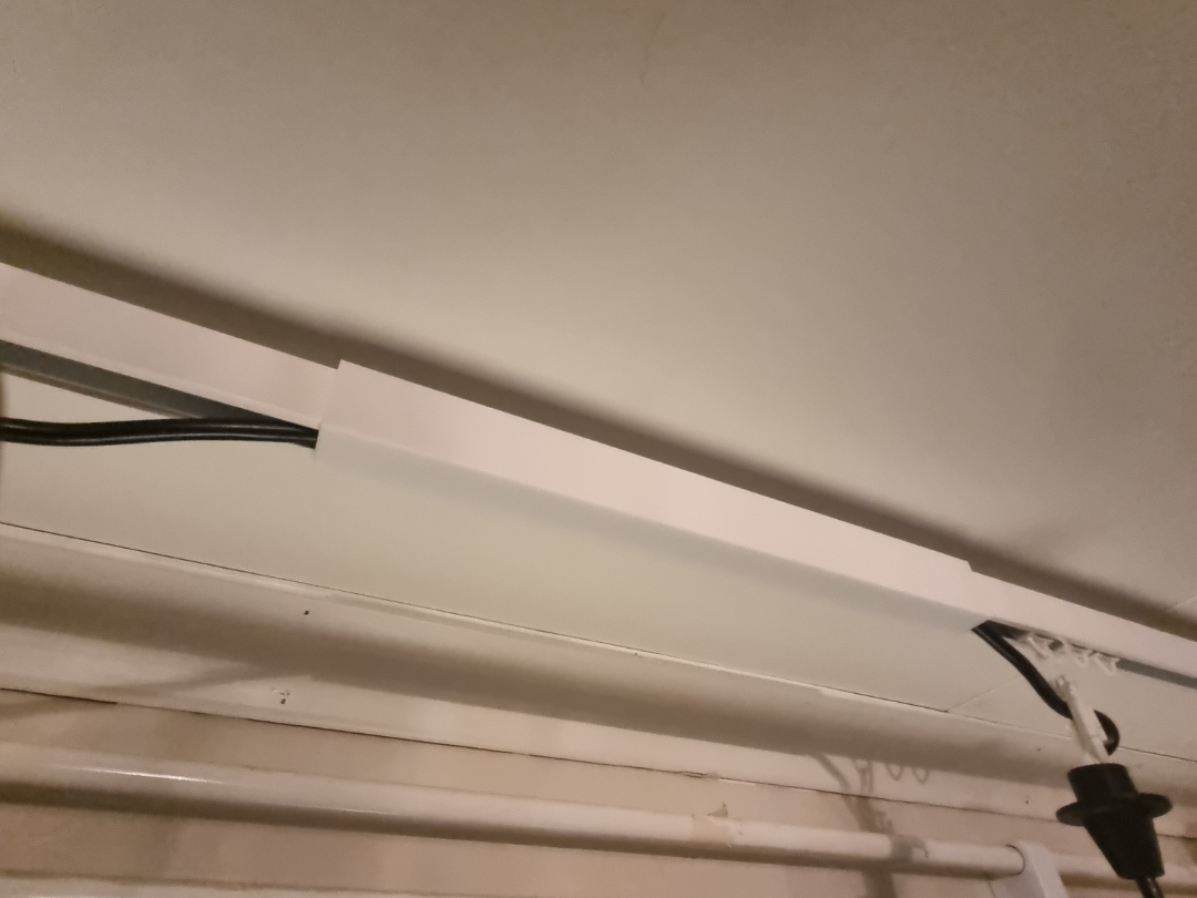 lock till gardinskena IKEA "vidga" 