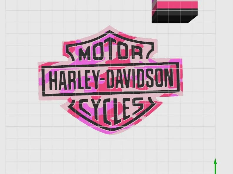 HARLEY DAVIDSON - PINK CAMO - 2" HITCH