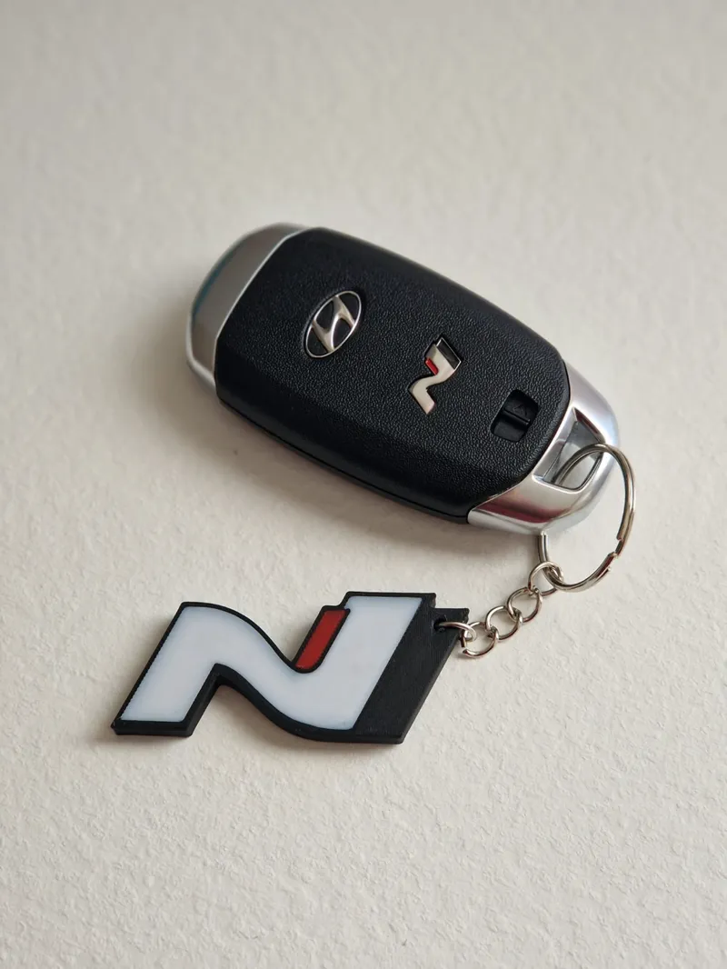 N Performance Key Chain Multicolor for i20N, i30N, Elantra N, Kona n