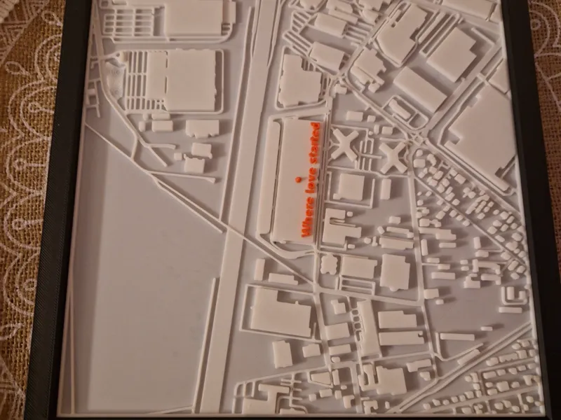 Rahmen / Border für 3D Maps (20cm)