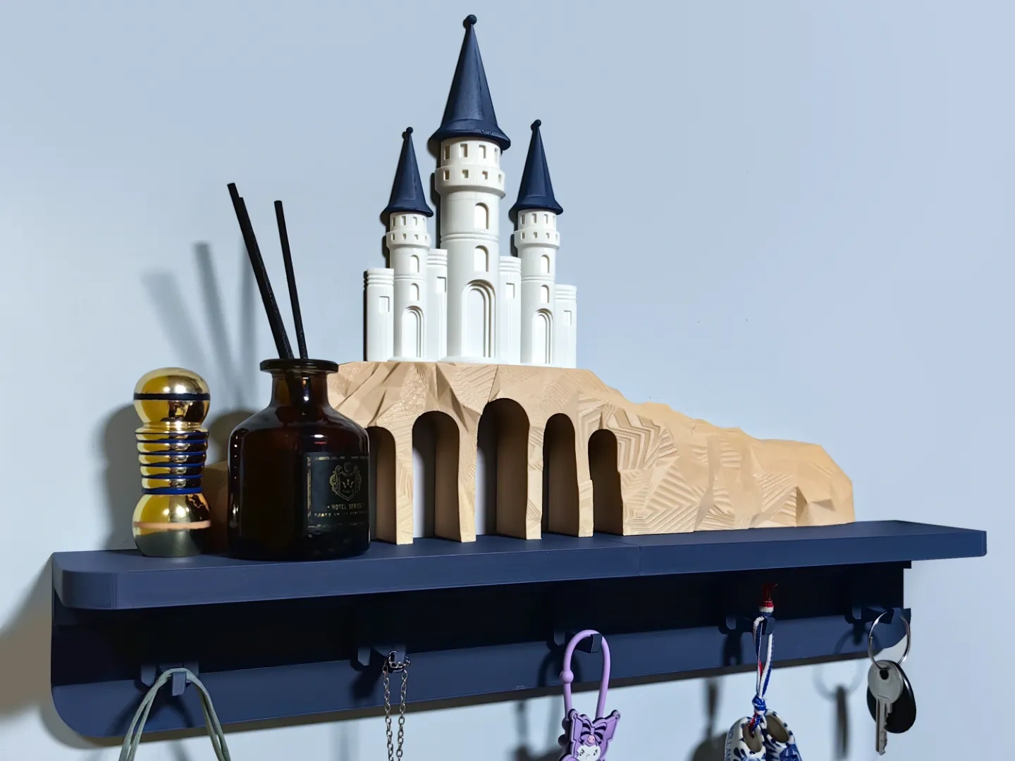 Miniatura 1 do modelo 3D 门厅装饰挂钩架