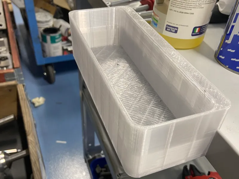 Tabletop Tool bench storage tray